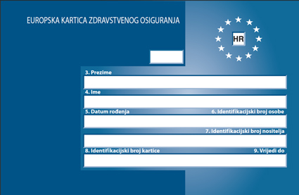 Europska kartica zdravstvenog osiguranja od 1. srpnja dostupna putem Interneta