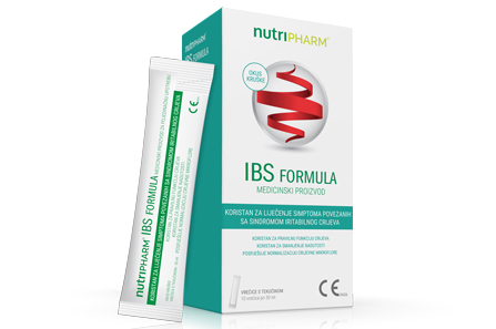 Nutripharm IBS Formula pouzdano ublažava nadutost, nelagodu i tegobe u probavnom sustavu